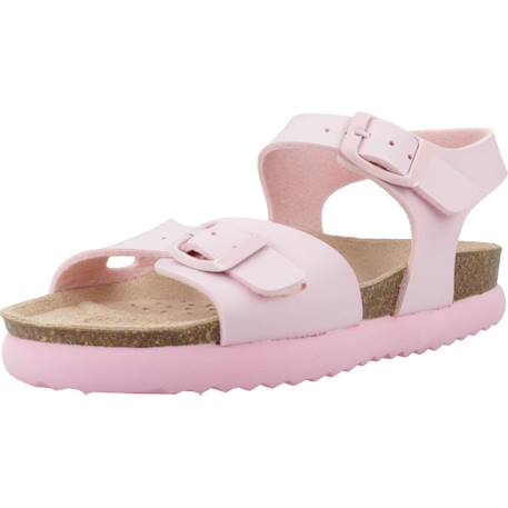 Sandales fille modèle j sandal bubblebow g Bleu c4016+Rose c8010 10 - vertbaudet enfant 