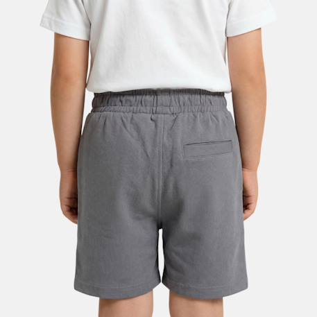 Bermuda enfant garçon avec logo et cordon Beige+Gris+Kaki+Marine 7 - vertbaudet enfant 