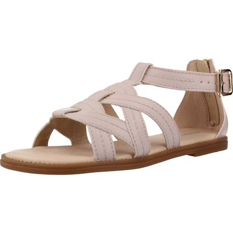Sandales fille modèle j5535g Noir c9999+Rose c8172 10 - vertbaudet enfant 