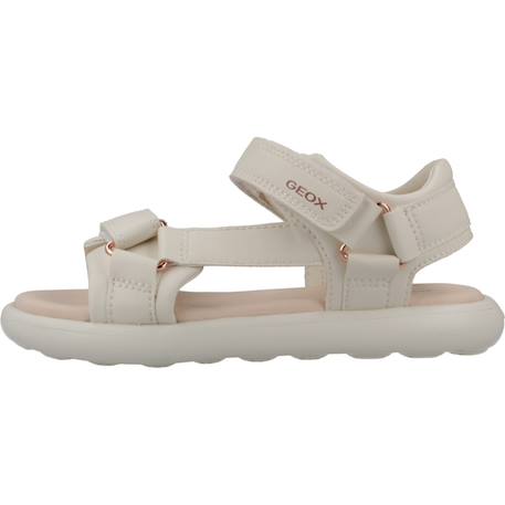 Sandales fille modèle j sandal puffypop gi Beige c1058+Rose c8014 2 - vertbaudet enfant 