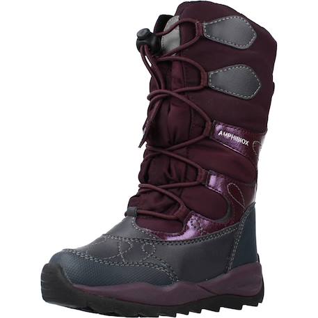 Botte fille synthétique bébé orizont Bordeaux 4 - vertbaudet enfant 