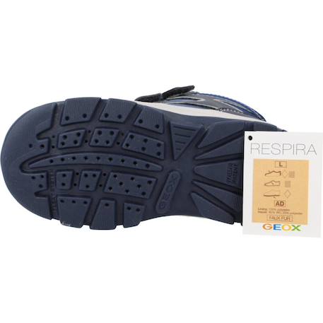 Botte garçon synthétique bébé flanfil Bleu+Gris 6 - vertbaudet enfant 
