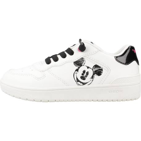 Baskets fille j washiba Mickey mouse Blanc 2 - vertbaudet enfant 