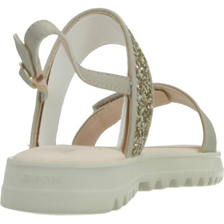 Sandales fille modèle j sandal coralie gir Beige c0262+Blanc c1z1n 3 - vertbaudet enfant 