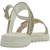 Sandales fille modèle j sandal coralie gir Beige c0262+Blanc c1z1n 3 - vertbaudet enfant 