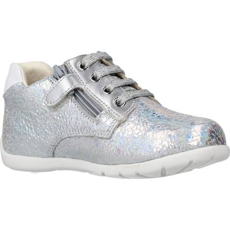 Baskets bébé fille en cuir kaytan Argent c0776 5 - vertbaudet enfant 