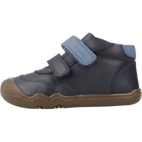 Baskets à scratchs garçon b steppieup Bleu+Vert 2 - vertbaudet enfant 