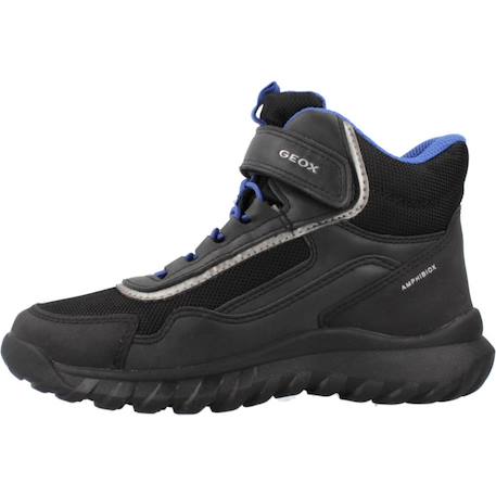 Botte garçon synthétique simbyos Bleu c4321+Noir c0005+Noir c0245 14 - vertbaudet enfant 