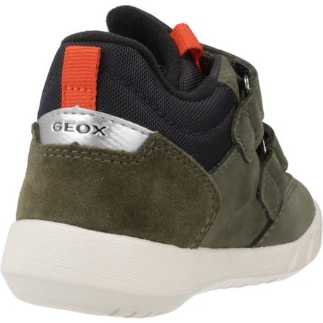 Basket garçon cuir bébé hyroo Bleu+Vert 9 - vertbaudet enfant 