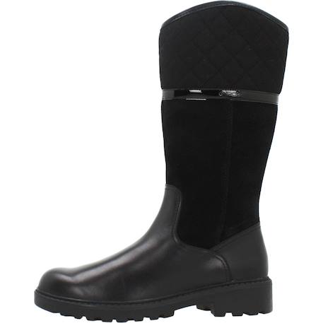 Botte fille cuir casey Noir 2 - vertbaudet enfant 