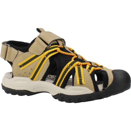 Sandales garçon modèle j borealis b. B Bleu c4189+Bleu c4327+Brun clair c0445 17 - vertbaudet enfant 