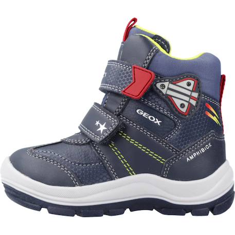 Botte garçon synthétique bébé flanfil Bleu+Gris 2 - vertbaudet enfant 