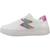 Baskets basses  à lacets Blanc+Blanc - Rose+Blanc fushia+Noir or clair 2 - vertbaudet enfant 