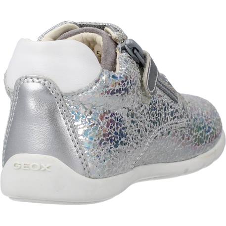 Baskets bébé fille en cuir kaytan Argent c0776 3 - vertbaudet enfant 