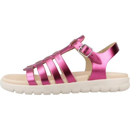 Sandales fille modèle j s. Soleima g.b - metal.lea Bronze c7018+Rose c8002 8 - vertbaudet enfant 