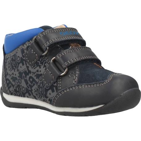 Bottes garçon modèle b each boy Bleu+Gris 5 - vertbaudet enfant 