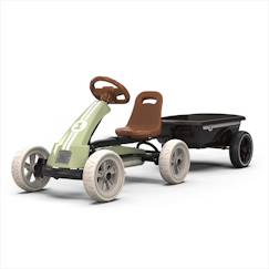 Jouet-Jeux de plein air-Kart enfant à pédales avec remorque - de 2 à 5 ans - Jeu exterieur