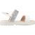 Sandale fille synthétique sandal coralie Blanc c1z1n 1 - vertbaudet enfant 