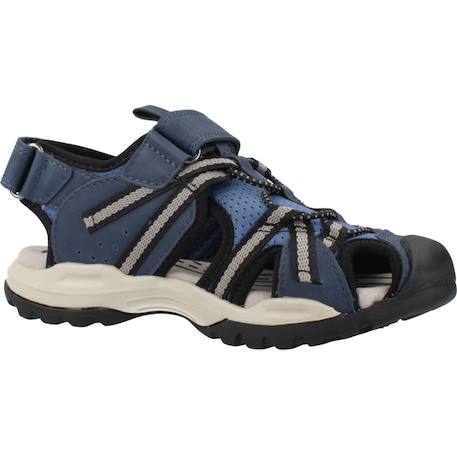 Sandales garçon modèle j borealis b. B Bleu c4189+Bleu c4327+Brun clair c0445 5 - vertbaudet enfant 