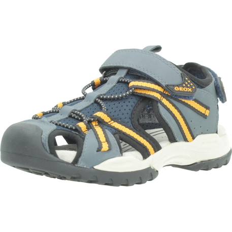 Sandales garçon modèle j borealis b. B Bleu c0659+Bleu c4189+Bleu c4327+Brun clair c0445 4 - vertbaudet enfant 