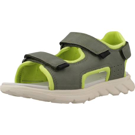 Sandales garçon modèle j sandal airadyum bo Bleu cf44m+Vert c0914 10 - vertbaudet enfant 
