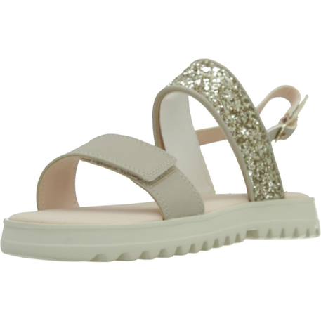 Sandales fille modèle j sandal coralie gir Beige c0262+Blanc c1z1n 4 - vertbaudet enfant 