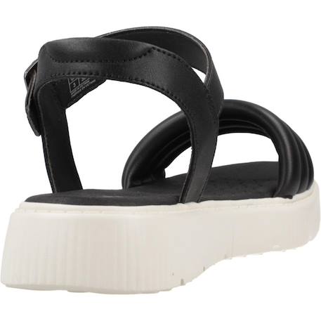 Sandales fille modèle j sandal kodette gir Blanc c1058+Noir c9999 9 - vertbaudet enfant 