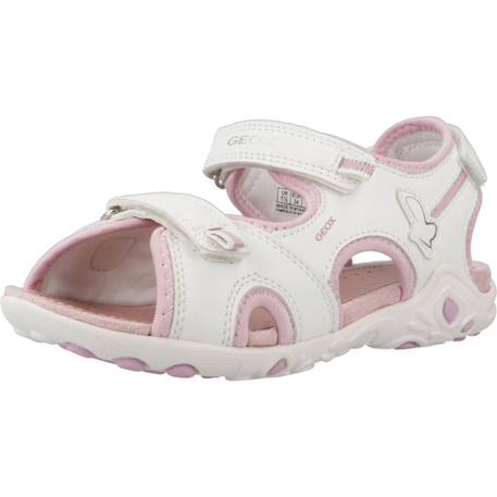 Sandales fille modèle j sandal whinberry g Blanc c0406 4 - vertbaudet enfant 