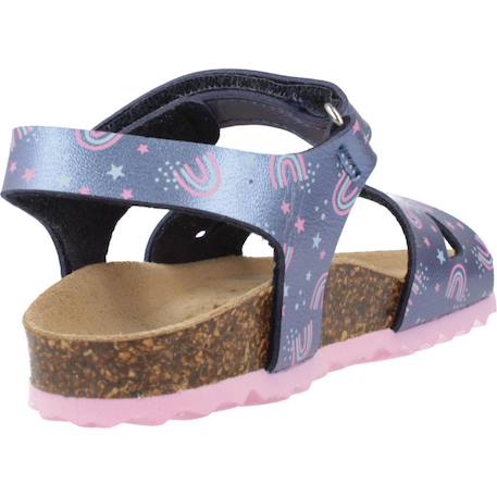 Sandales fille modèle b sandal chalki girl Bleu c0694+Bleu cf48t 9 - vertbaudet enfant 