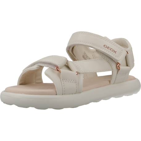 Sandales fille modèle j sandal puffypop gi Beige c1058+Rose c8014 4 - vertbaudet enfant 