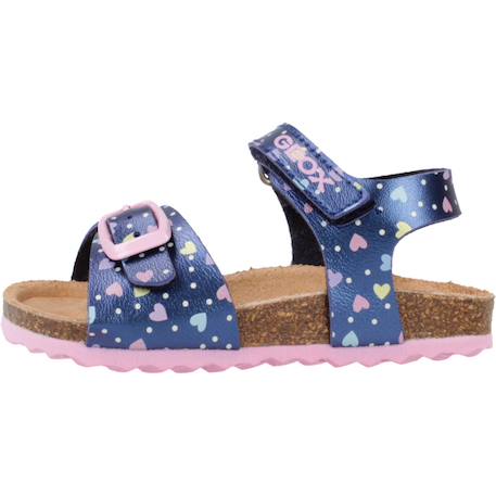 Sandales fille modèle b sandal chalki girl Bleu c0694+Bleu cf48t 2 - vertbaudet enfant 