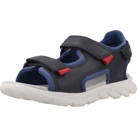 Sandales garçon modèle j sandal airadyum bo Bleu cf44m+Vert c0914 4 - vertbaudet enfant 