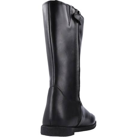 Botte fille cuir shawntel Noir 3 - vertbaudet enfant 