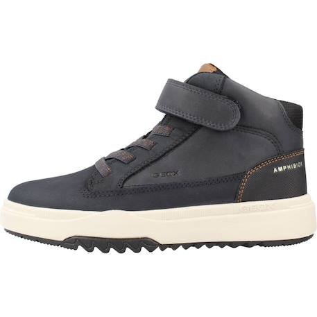 Bottes garçon modèle j bunshee b. Bleu c0045+Noir c9999 2 - vertbaudet enfant 