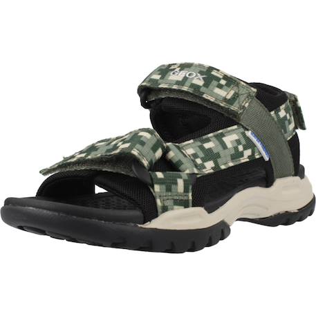 Sandales garçon modèle j borealis b Noir c0054+Vert c0450+Vert cf4a3 10 - vertbaudet enfant 