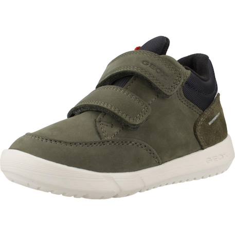 Basket garçon cuir bébé hyroo Bleu+Vert 10 - vertbaudet enfant 