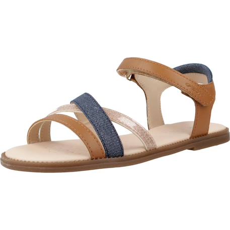 Sandale fille synthétique sandal karly Marron 4 - vertbaudet enfant 