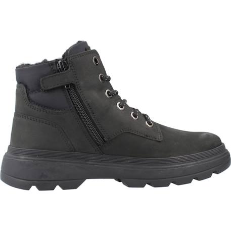Botte garçon cuir kiddartah Noir+Vert 1 - vertbaudet enfant 