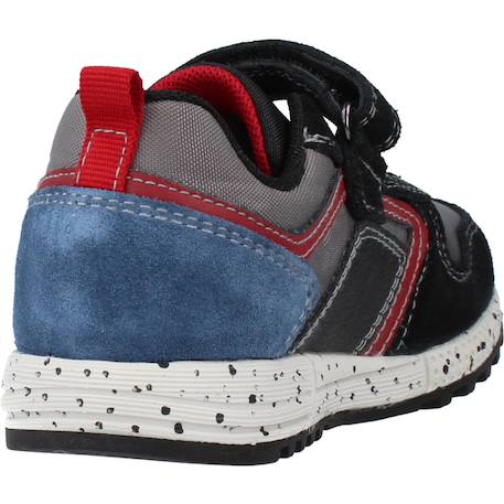 Basket garçon cuir bébé alben Bleu c4335+Noir c0260 9 - vertbaudet enfant 