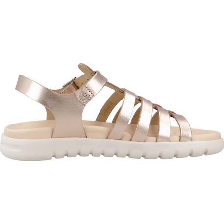 Sandales fille modèle j s. Soleima g.b - metal.lea Bronze c7018+Rose c8002 1 - vertbaudet enfant 