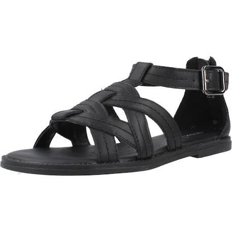 Sandales fille modèle j5535g Noir c9999+Rose c8172 4 - vertbaudet enfant 