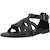 Sandales fille modèle j5535g Noir c9999+Rose c8172 4 - vertbaudet enfant 