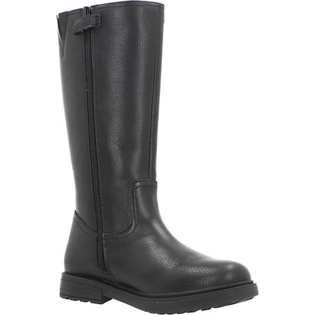 Botte fille cuir eclair Noir 5 - vertbaudet enfant 