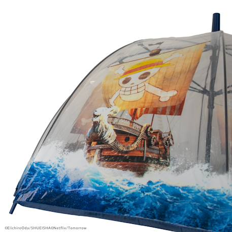 Parapluie transparent vogue merry - one piece Bleu 5 - vertbaudet enfant 