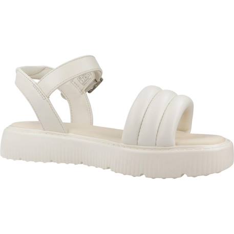Sandales fille modèle j sandal kodette gir Blanc c1058+Noir c9999 5 - vertbaudet enfant 