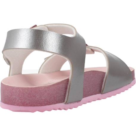 Sandales à brides Argent rose+Gris+Rose c0514 9 - vertbaudet enfant 