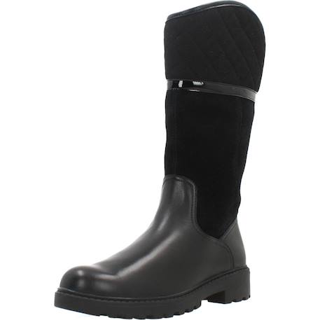 Botte fille cuir casey Noir 4 - vertbaudet enfant 