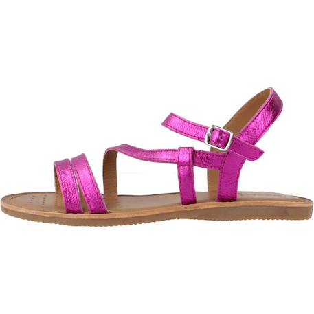 Sandales fille modèle j sandal eolie girl D´or+Rose 8 - vertbaudet enfant 