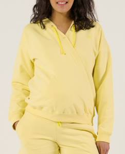 Vêtements de grossesse-Sweat hoodie de grossesse et d'allaitement coconut