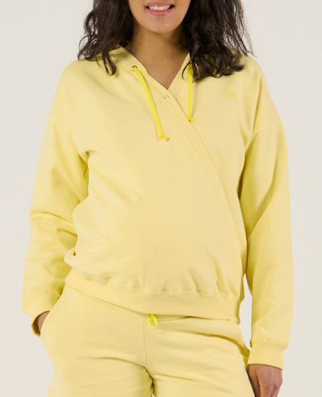 Sweat hoodie de grossesse et d'allaitement coconut Abricot+Lila+Vanille 13 - vertbaudet enfant 